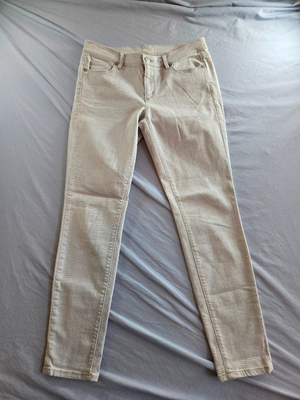 Ann Taylor Loft Women's Light Gray Modern Skinny Jeans 29/8
